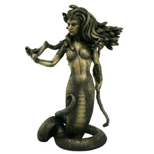 Medusa Abyzou Sculpture | Mythical Gorgon Figure | Gothic Decor for Collectors