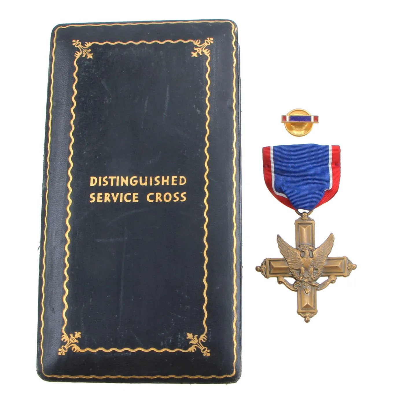 Original U.S. WWII Cased Numbered Distinguished Service Cross Set by Medallic Art Company in 1942 - #11153