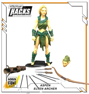 Vitruvian H.A.C.K.S. Action Figure: Aspen - Elven Archer